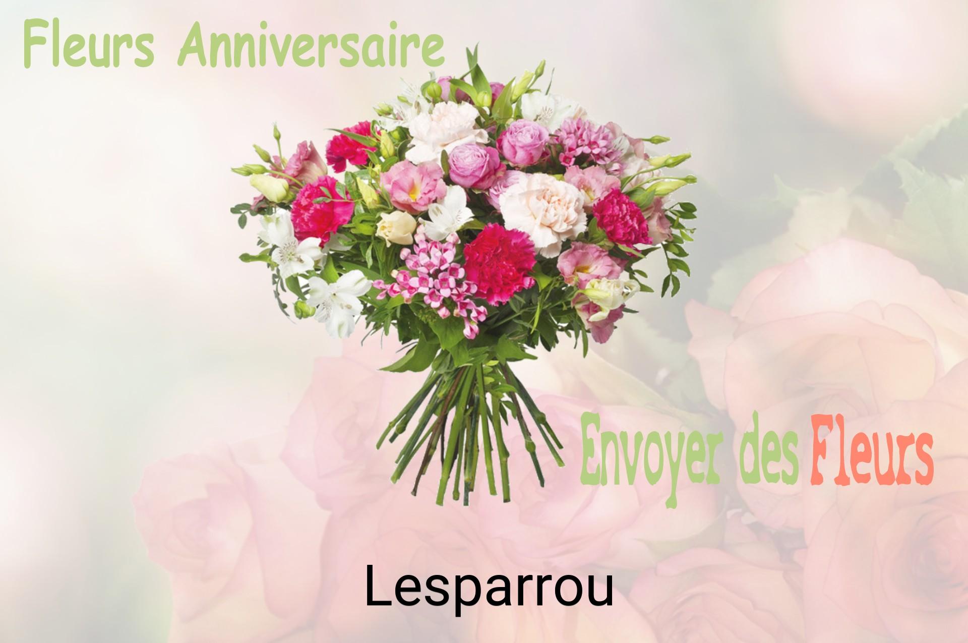 Bouquet de fleurs d’anniversaire livré à Lesparrou